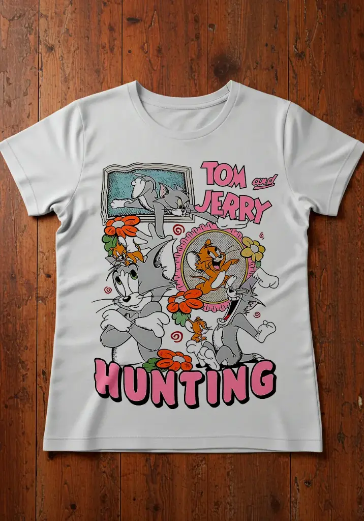 Camiseta Tom and Jerry Niña (6)